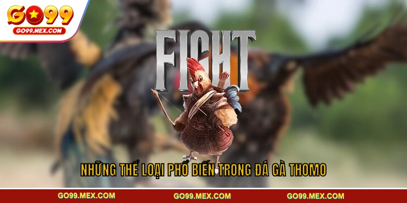 Những thể loại phổ biến trong đá gà Thomo